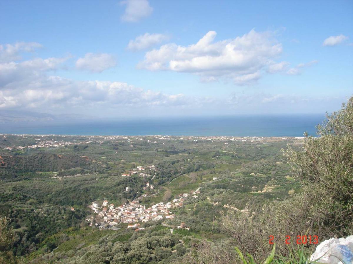 House With Sea View Close To Platanias Vrísai Exterior photo